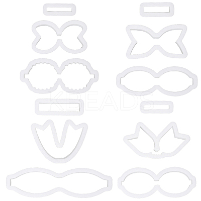 4 Boxs 4 Styles Plastic Molds DIY-SC0030-53B-1