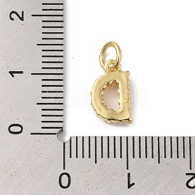 Rack Plating Brass with ABS Plastic Imitation Pearl Charms KK-B092-30D-G-1