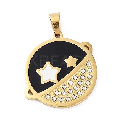 304 Stainless Steel Charms LS-STAS-M341-02G-04-1