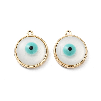 Rack Plating Alloy Enamel Pendants FIND-C050-10G-1
