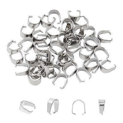 304 Stainless Steel Snap on Bails STAS-UN0003-52A-1