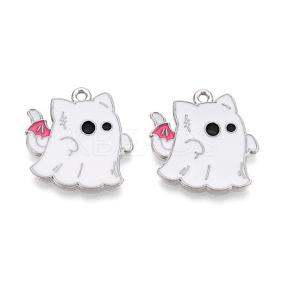 Halloween Theme Alloy and Enamel Pendants ENAM-T021-31B-01P-1