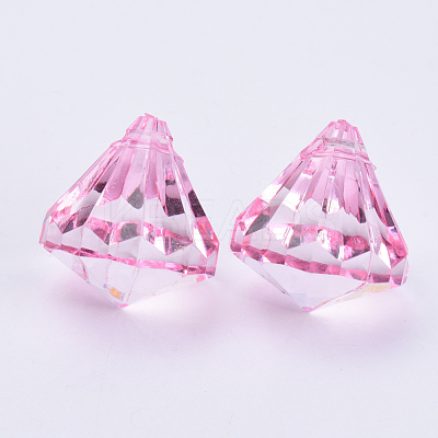 Transparent Acrylic Pendants TACR-Q260-C-V03-1