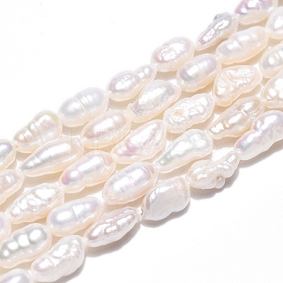 Natural Cultured Freshwater Pearl Beads Strands PEAR-N014-04H-1