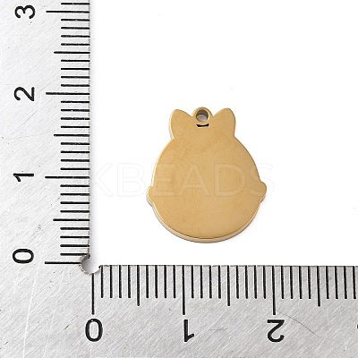 304 Stainless Steel Enamel Pendants LS-STAS-K312-07D-G-1