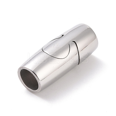 304 Stainless Steel Magnetic Clasps with Glue-in Ends STAS-G276-31-1