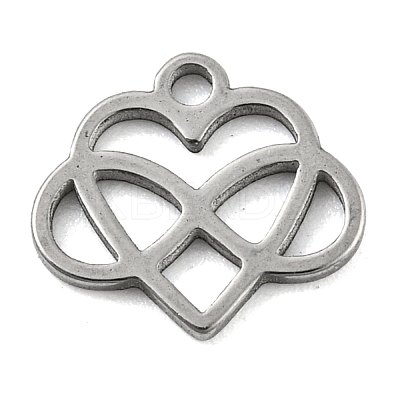 Non-Tarnish Laser Cut 304 Stainless Steel Charms STAS-G323-03P-1