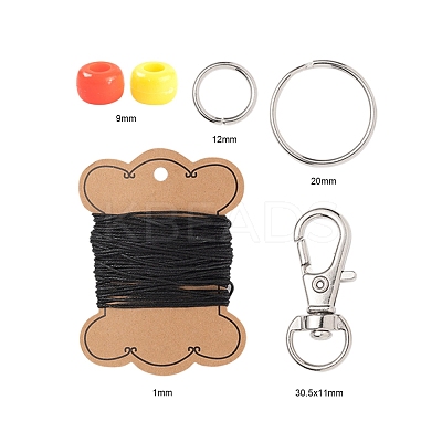 1 Box 13 Colors 325Pcs Plastic Barrel Beads DIY-LS0003-02-1