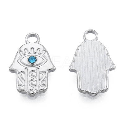 304 Stainless Steel Pendants STAS-N098-157P-1