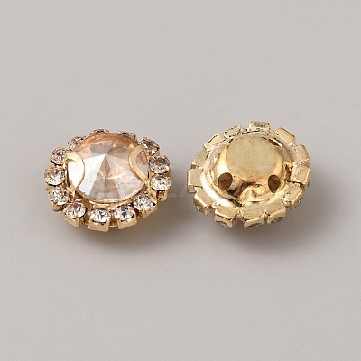 Glass Rhinestone Sew on Rhinestone GLAA-TAC0011-04KCG-02-1