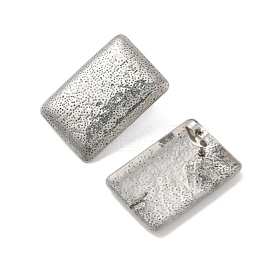 304 Stainless Steel Stud Earrings Findings EJEW-R151-01P-06-1