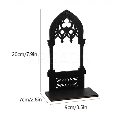 Gothic Wood Candlestick PW-WGA6AEA-02-1