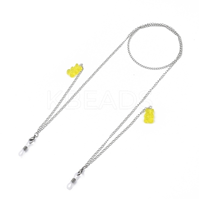 304 Stainless Steel Eyeglasses Chains AJEW-EH00207-04-1
