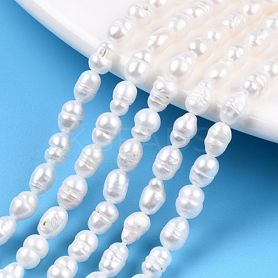 Natural Cultured Freshwater Pearl Beads Strands PEAR-N012-03K-1