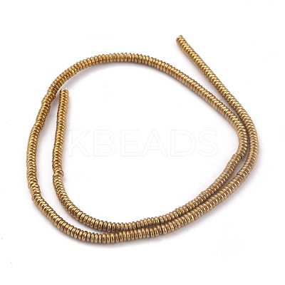 Electroplate Non-magnetic Synthetic Hematite Beads Strands G-B014-12A-1