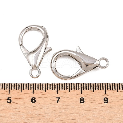 304 Stainless Steel Lobster Claw Clasps STAS-B121-02P-06-1