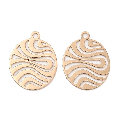 Long-Lasting Plated Brass Pendants KK-K336-16KCG-1