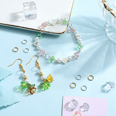 20Pcs 2 Colors 925 Sterling Silver Split Jump Rings STER-SC0001-41A-1
