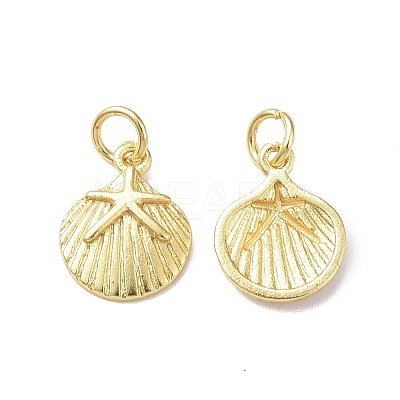 Rack Plating Brass Charms X-KK-F849-01G-1
