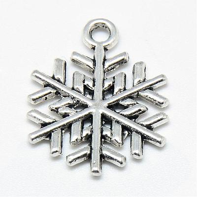 Tibetan Style Alloy Pendants TIBE-S301-048AS-RS-1