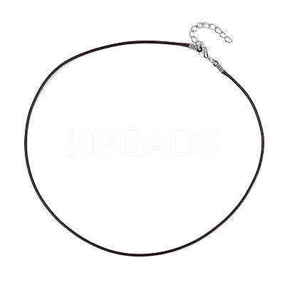Waxed Cotton Cord Necklace Making LS-MAK-S034-005-1