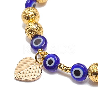 6Pcs 6 Style Natural Mixed Gemstone & Pearl & Glass Beaded Stretch Bracelets Set BJEW-JB08876-1