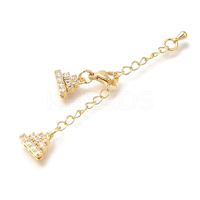 Brass Lobster Claw Clasps KK-K388-62G-1