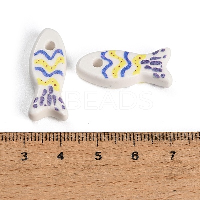 Printed Handmade Porcelain Pendants PR-CBAB520-02A-1