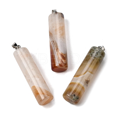 Natural Agate Big Pendants G-F820-11D-1