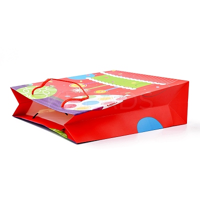 Birthday Theme Rectangle Paper Bags CARB-E004-03G-1