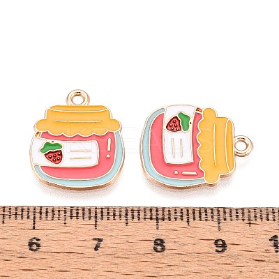 Alloy and Enamel Pendants ENAM-T021-19A-1