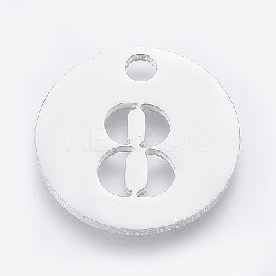 Non-Tarnish 304 Stainless Steel Pendants LS-STAS-F233-08-P-1