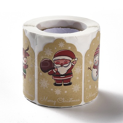 Christmas Themed Polygon Roll Stickers LS-DIY-B045-08-1