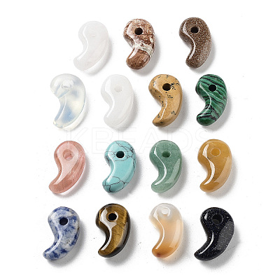 Natural & Synthetic Mixed Gemstone Pendants G-P520-08-1