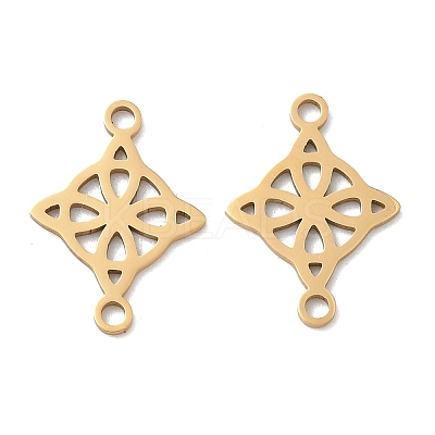 304 Stainless Steel Viking Knot Connector Charms STAS-G361-03G-1