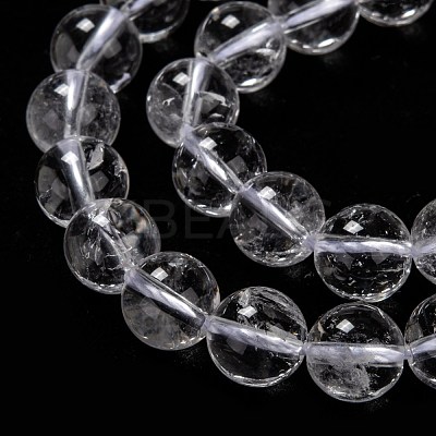 Natural Quartz Crystal Beads Strands G-H236-05A-8mm-1