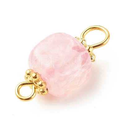 Natural Agate Connector Charms PALLOY-JF01587-01-1