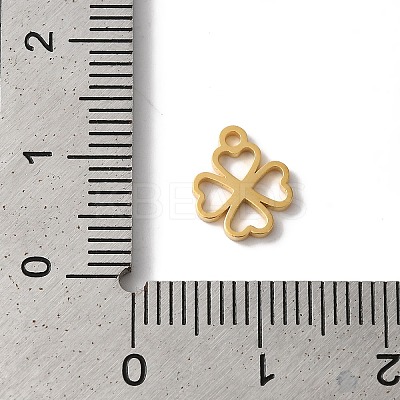 PVD Vacuum Plating 304 Stainless Steel Charms STAS-L081-014G-1