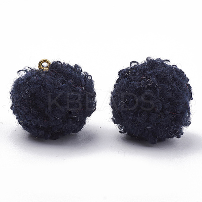 Handmade Cloth Fabric Covered Pendants LS-WOVE-N006-16B-1