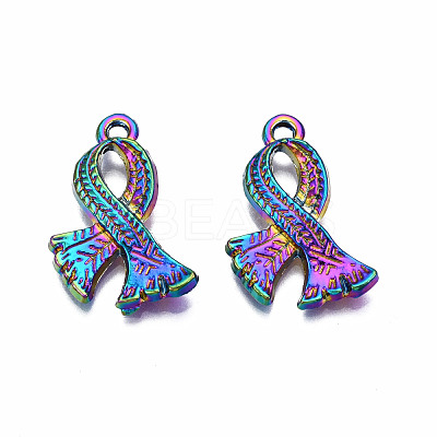 Rainbow Color Alloy Pendants PALLOY-N163-119-NR-1