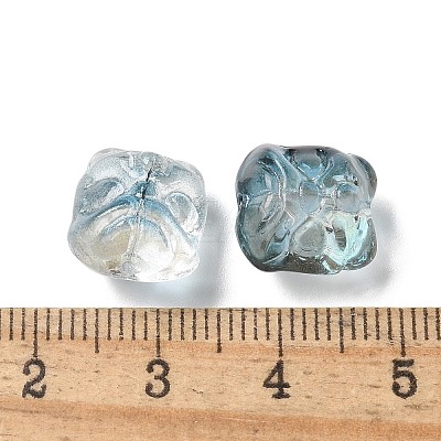 Baking Paint Transparent Glass Beads GLAA-C035-01-1