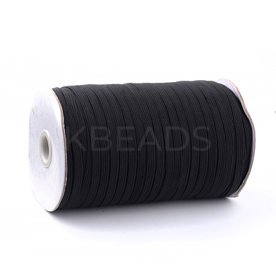 1/4 inch Flat Braided Elastic Rope Cord EC-R030-5mm-02-1