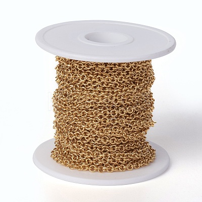 PVD Vacuum Plating 304 Stainless Steel Rolo Chains CHS-I001-07-1