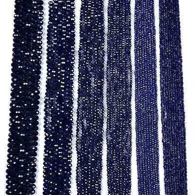 Electroplate Glass Beads Strands EGLA-A044-P3mm-A07-1