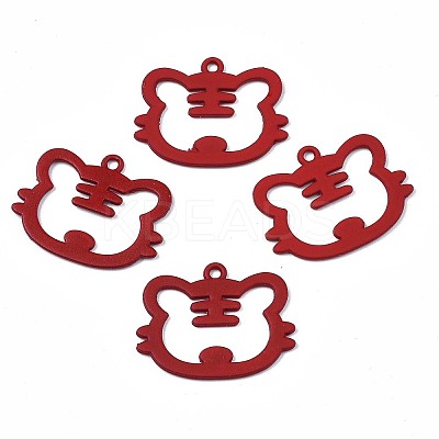 Spray Painted Alloy Pendants LS-ENAM-N055-059-A01-1