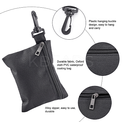 6Pcs 3 Style Oxford Cloth PVC Waterproof Coating Bag AJEW-NB0002-41-1
