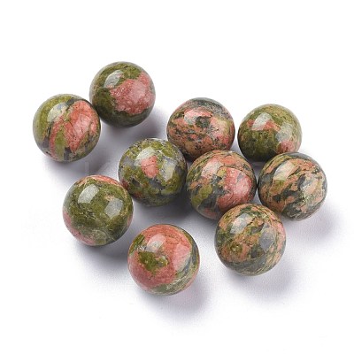 Natural Unakite Beads G-L564-004-D02-1