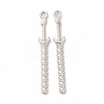 Rack Plating Alloy Big Pendants LS-PALLOY-E025-13P-1