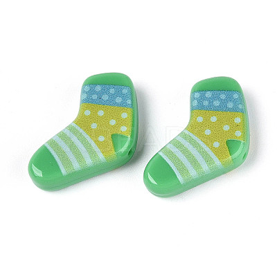 Printed Opaque Resin Beads RESI-N043-26B-1