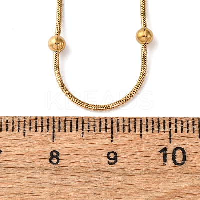 304 Stainless Steel Satellite Chains Necklaces for Women NJEW-M107-05B-G-1